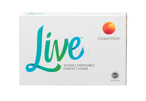 Live daily disposable CooperVision