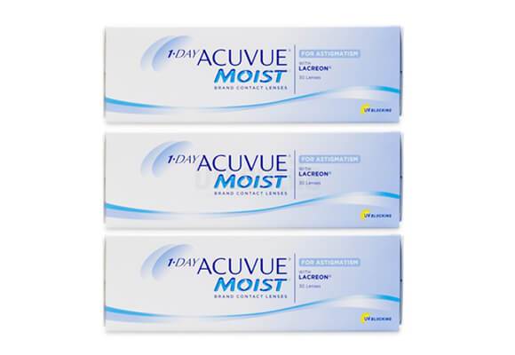 1-DAY ACUVUE MOIST for ASTIGMATISM 3x30 lentile de contact