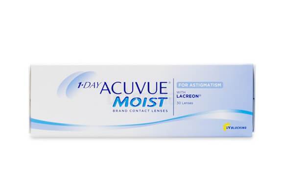 1-DAY ACUVUE MOIST for ASTIGMATISM 30 lentile de contact